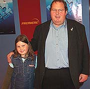 Ottfried Fischer mit Tochter Nina (Foto: Martin Schmitz)